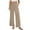 Khaki, variant on Utoimkio Women's Wide Leg Lounge Pants High Waisted Casual Loose Cotton Yoga Pants for Women with Pockets
