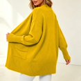 thumbnail image 7 of COMVALUE Women's Classic Cardigans Long Sleeve Open Front Casual Knit Cardigan Sweaters Coat Soft Outwear (Yellow, XL), 7 of 7