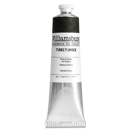 Williamsburg Handmade Oil Paints - Turkey Umber, 150 ml tube