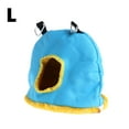 thumbnail image 2 of Nido de pájaro cálido, redondo, suave, jaula de felpa para pájaros pequeños, hamaca colgante de invierno, 2 of 7