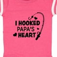 thumbnail image 4 of Inktastic I Hooked Papa's Heart with Fishing Rod Boys or Girls Baby Bodysuit, 4 of 5
