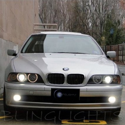 For 2000 2001 2002 2003 BMW 5 Series E39 Xenon Fog Lamps Driving Lights Foglamps Foglights Kit