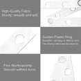 thumbnail image 3 of 5m Eyelet Curtain Tape 40 Rings Accessories Sewing Silver Curtains Blinds New, 3 of 5