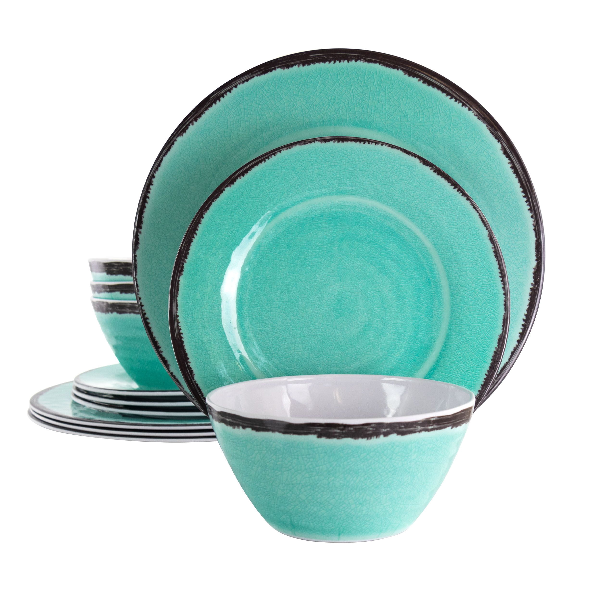 ☆☆本日プライスダウン☆ 戦前のマメ皿3枚セット Mainstays by Becky G. & Alejandra Bamboo Melamine Dinner Plate