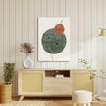 thumbnail image 5 of Boho Art Wall Decor Framed Canvas Print 12"x16" Minimalist Wall Decor Mid Century Modern Decor Black Beige Geometric Abstract Modern Neutral Set of 3 Boho Wall Decor for Bedroom Bathroom, 5 of 6