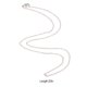 thumbnail image 5 of Qarigey Collar de cadena de plata ajustable estético Universal chapado en cobre DIY collares de mano mujeres hombres para colgantes joyería 16-24 Ropa, zapatos y accesorios Miscelánea 66.6 cm Qarigey AP010323-03B, 5 of 6