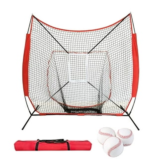 Baseball Pitching Net With 9 Pocket Strike Zone - 4.8x3ft Practice Target For Pitchers