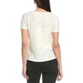 thumbnail image 2 of Vince Camuto womens  Knit T-Shirt, XL, White, 2 of 3
