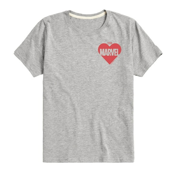 Marvel - Heart Valentine - Toddler And Youth Short Sleeve Graphic T-Shirt