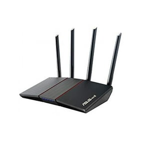 ASUS RT-AX55 AX1800 Dual Band WiFi 6 Gigabit Router, 802.11ax, Lifetime internet security, Parental Control, Mesh WiFi support, MU-MIMO, OFDMA, 4 Gigabit LAN Ports, Beamforming