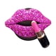 thumbnail image 1 of Clip de Perfume de coche de labios de diamante completo, Clip decorativo de bálsamo de aromaterapia para labios, lápiz labial Sexy para coche, 1 of 3