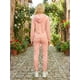 thumbnail image 3 of Conjunto 2 Piezas Hoodie con Cierre y Pants Estilo Casual Chic con Detalle Brillante para Mujer, 3 of 5