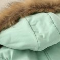 thumbnail image 3 of Aayomet Long Winter Coats For Women Women's Wool Wrap Coat with Tie Belt, Vintage Soft Almond, Medium,Mint Green 3XL, 3 of 5