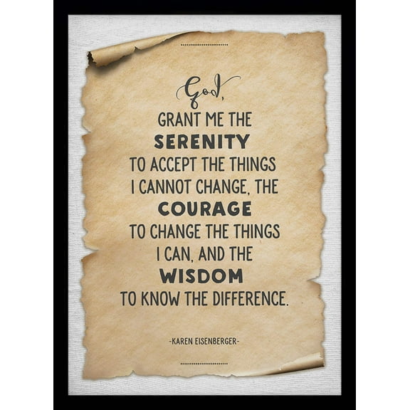 The Serenity Prayer | Print, Wall Decor