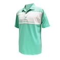 thumbnail image 1 of Monterey Club Men's Flash Element Contrast Golf Polo Shirt #1541, 1 of 2