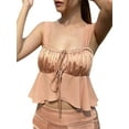 thumbnail image 3 of Lucakuins - Conjunto de falda corta para mujer, camisola con lazo y minifalda ajustada, traje de verano para fiesta y club Lucakuins  moda, 3 of 7