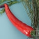 thumbnail image 2 of Hoja de maíz con chile artificial, verduras de hoja artificial, hojas decorativas Chile rojo, 2 of 9