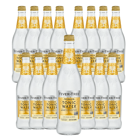 Fever Tree Premium Tonic Water - Mixer and Soda - Refreshing Beverage for Cocktails & Mocktails 500ml Bottle