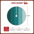 thumbnail image 2 of Sikiie Teal Color Christmas Tree Skirt, Christmas Tree Decorations, Christmas Decor, Tree Mat Decoration(30-48IN)-30", 2 of 6