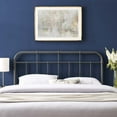 thumbnail image 2 of Headboard, Twin Size, Metal, Grey Gray, Modern Contemporary Urban Design, Bedroom Master Guest Suite, 2 of 6