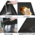 thumbnail image 3 of Refrigerator Floor Protector,Mini Fridge Silicone Mat,Fridge Under Mat,Laundry Guard for Washer & Dryer,Drip Tray Black, 3 of 6