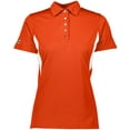 thumbnail image 3 of Holloway Sportswear XS Womens SHARKBITE POLO Orange/White 222308, 3 of 4