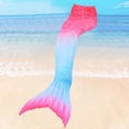 thumbnail image 3 of Xuewenshw Children's 2025 Spring/Summer Swimsuit Tail Racing Swimsuit Little Girls, 3 of 4
