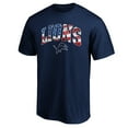 thumbnail image 2 of Men's Navy Detroit Lions Banner Wave Logo T-Shirt, 2 of 3