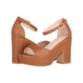 thumbnail image 5 of Women Platform Chunky Heeled Sandals Ankle Strap Sexy Open Toe Heels Chunky Block Platform Wedge Sandals, 5 of 5