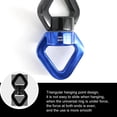 thumbnail image 5 of Fearlessin Swing Swivel 30KN Rotational Device Dance Hammock 360 Degree Climbing Rope Connector Mountaineering Spinner Swivels Hardware Red Blue, 5 of 6