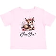thumbnail image 3 of Inktastic 1st Birthday Cottagecore Baby Girl Deer Girls Baby T-Shirt, 3 of 5
