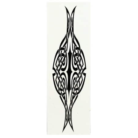 Symbol Tattoo - Elongated Stretched Woven Symbol Temporary Tattoo