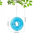 thumbnail image 3 of Taicans Glass Bird Feeder - Outdoor Hanging Bird Feeder for Garden,8.8in Clear View Bird Bath with Anti-Spill Design,Easy Clean & Weatherproof,Perfect for Courtyard/Parks, 3 of 6