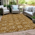 thumbnail image 6 of Addison Rugs Chantille Indoor/Outdoor Transitional Floral Paprika Washable Rectangle Rug, 3' x 5', 6 of 6