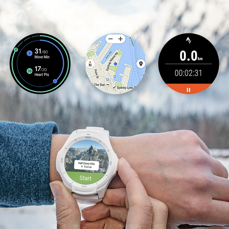 Ticwatch S2, Waterproof Smartwatch with Build-in GPS for Outdoor