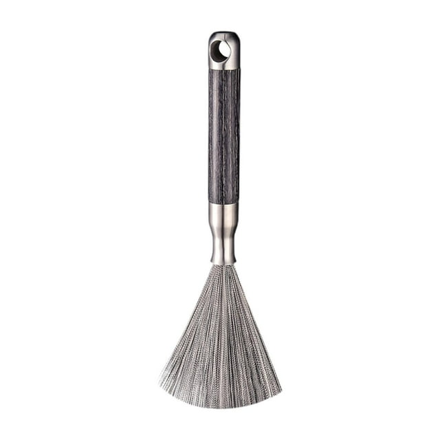 Cepillo para ollas con mango largo, herramienta de limpieza doméstica, cepillo para fregar platos para asar, ollas y sartenes