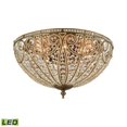 thumbnail image 1 of ElkGroup International 15963/8-LED Elizabethan 8 Light LED Flush In Dark Bronze, 1 of 1