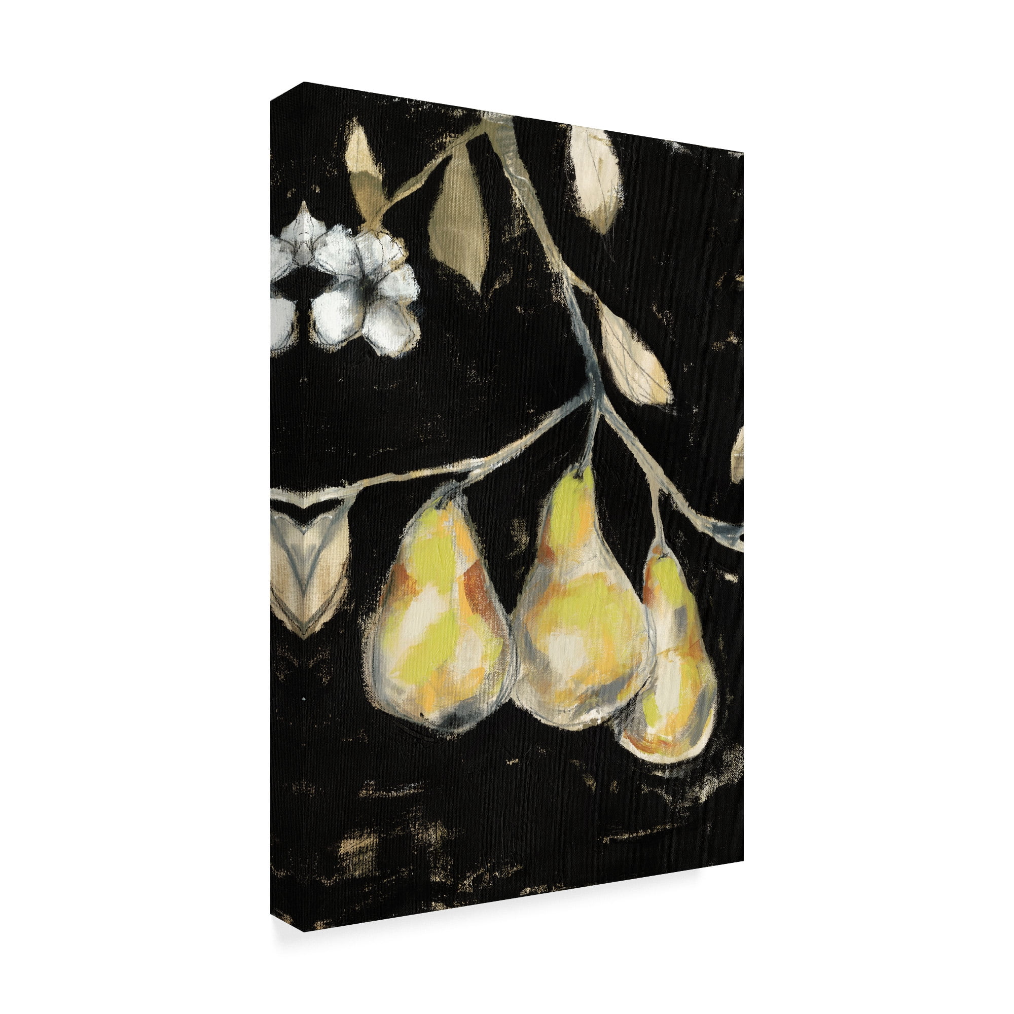 Trademark Fine Art 'Fresh Pears I' Canvas Art by Jennifer Goldberger