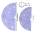 thumbnail image 4 of Ryvnso Christmas Tree Skirt Snowflakes Xmas Tree Skirts Ornament Home Decorations 35.4", 4 of 6