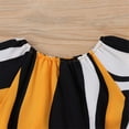thumbnail image 4 of Seyurigaoka Little Girls Summer Dress Irregular Vertical Stripes Princess Skirt, 4 of 10