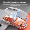thumbnail image 2 of Mistaha Wireless Transparent Mouse Three-mode Connection Transparent Modes Adjustable DPI Mouse Superior Performance Gaming Mouse, 2 of 8