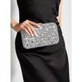 thumbnail image 2 of Women's Rhinestone Evening Clutch Purse Luxury Crystal Minaudiere Handbag Wedding Party Prom Bag with Chain Strap, 2 of 8