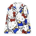 thumbnail image 4 of Hello Kitty Women's Pajama Sets Long Sleeve Button Down Sleepwear Nightwear Soft Pjs Lounge Sets, 4 of 6