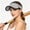 Gray, variant on Women's Open Top Ponytail Visor Breathable Sun Cap for Summer Free Size