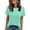 CC19-Mint Green, variant on Lumtrix Summer Tops for Women Spring Short Sleeve Shirts Beach Vacation Plus Size Workout Tshirts Casual Clothes 2025 Green L