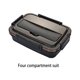 thumbnail image 3 of Advancent Divisor Bento Box al aire libre térmico adultos Multi-rejillas contenedor de alimentos calefacción cajas de almacenamiento trabajador escuela Mostrada Negro/4 rejillas Advancent HA067746-02, 3 of 6