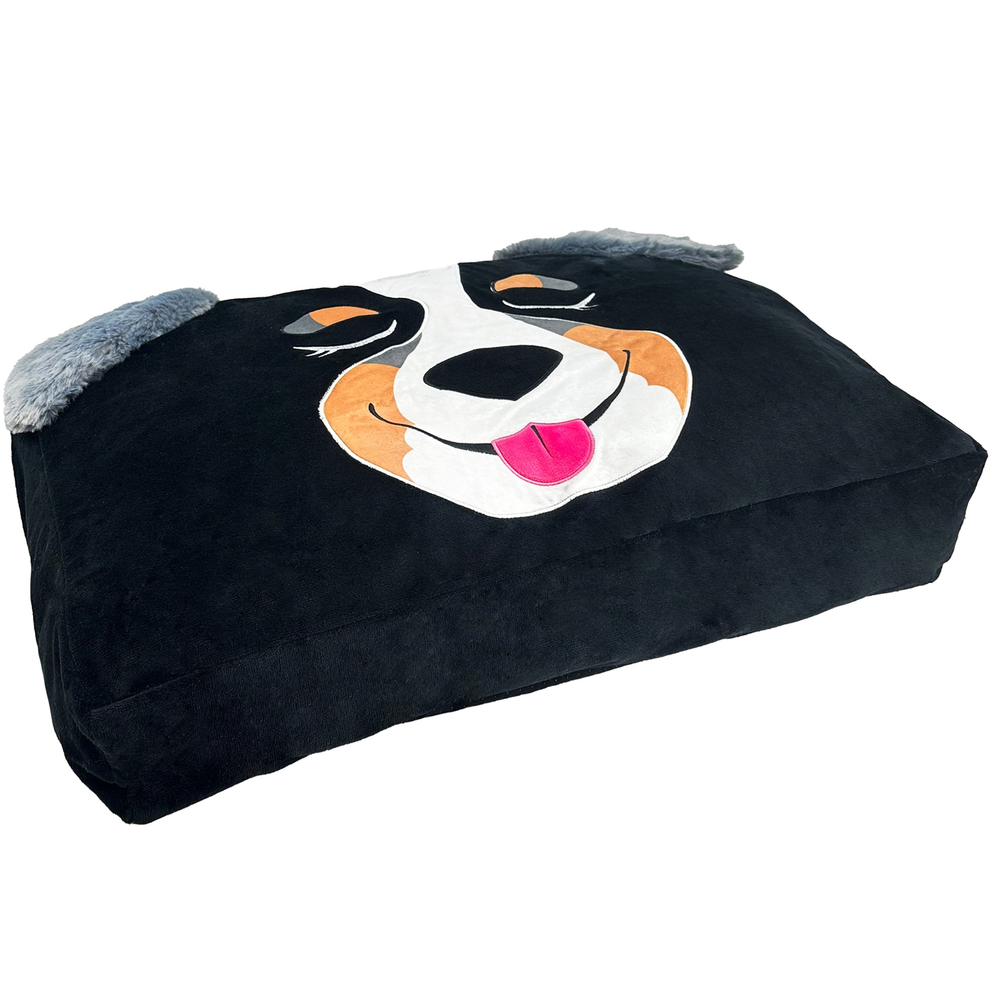 Pet Bed In A Box Slipcover: Benny The Chocolate Dog - Large - 36x23" Character Bed Case, Stuff & Fill With Your Scent-Pillows-Clothes, Happy Nappers