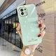 thumbnail image 3 of Luxury Ring Holder Case For Xiaomi Mi 11 Lite 5g Ne 11lite 4g 11t Pro Plating Square Silicone Stand Cover Xiomi Mi11 T Xiaomi11, 3 of 5