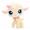 #186, variant on Minilpsshop Little Animal Cartoon Pets Figures Shorthair Cat #391 with Collar Earring Accessories
