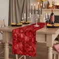thumbnail image 2 of Table Runners 60 Inches Long Dress Scarves, Red Geometric Farmhouse Kitchen/Dining Table Runner, Small Coffee Tablerunners, Vintage Minimalism Abstract Aesthetic 13x60 Inch, 2 of 9